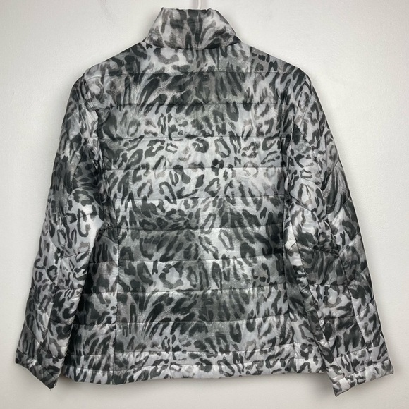 ALFRED DUNNER Lightweight Animal Print Zip Jacket - Picture 8 of 12